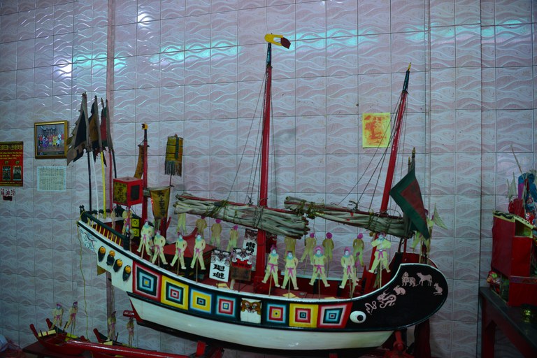 峇眼亞比鎮海宮 永祀王船