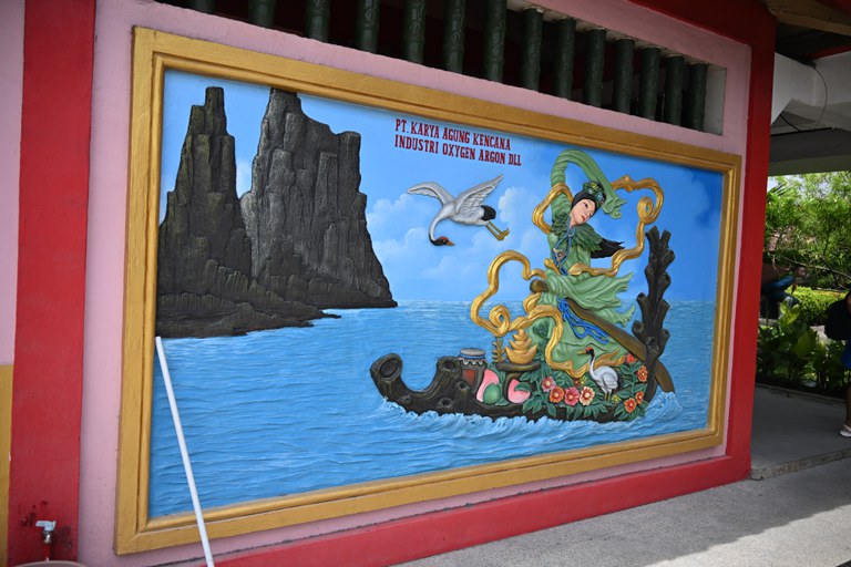 大伯公Dewa Tua Pek Kong  壁畫