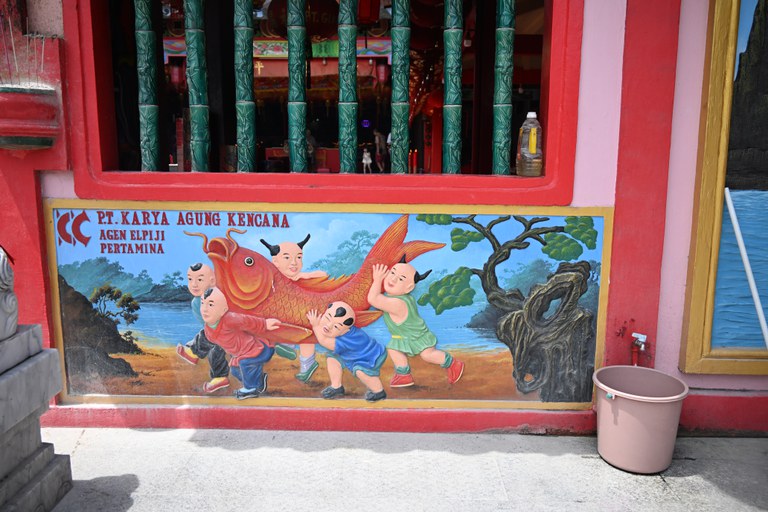 大伯公Dewa Tua Pek Kong  壁畫