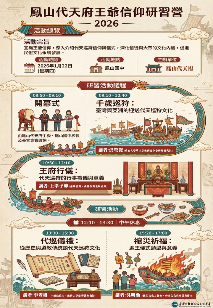 鳳山代天府王爺信仰研習營