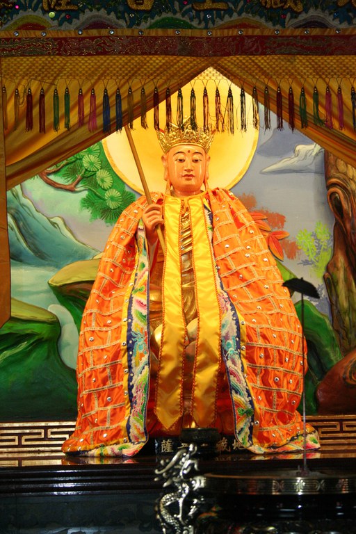 三隆宮二樓普生院地藏王菩薩(陳進成拍攝－2008.04.12)