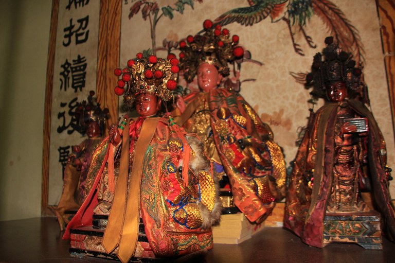 慈善堂虎邊側殿神像